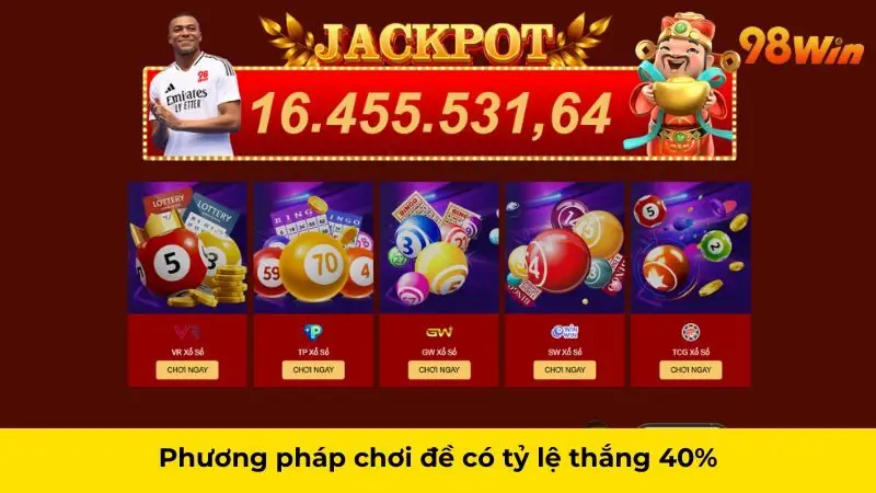Phương pháp chơi đề có tỷ lệ thắng 40%